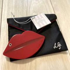 ルルギネス　鏡　リップ　唇　赤　LULUGUINES ポーチ　バービー ルルギネス 鏡 リップ 唇 赤 LULUGUINES ポーチ バービー - メルカリ