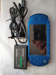 SONY PSP3000青色 本体 + ACアダプター