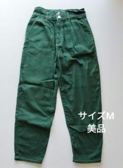 サイズＭ　ペーパーバックウエストパンツ/ハイウエストテーパードデニムのサムネイル
