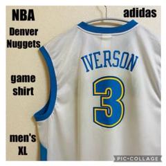 アディダス NBAナゲッツ アイバーソン タンクトップ ゲームシャツ ユニホーム
