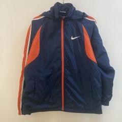 K961 NIKE 長袖ジップナイロンジャケット ネイビー ジュニア 160