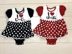 ドット柄ワンピース 2点セット