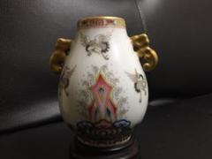 美品 大清乾隆年製 大型花器 花瓶 牡丹 桃 中国古美術 高さ60.5cm 美品 大清乾隆年製 大型花器 花瓶 牡丹 桃 中国古美術 高さ60.5