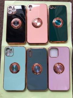 ﻿iPhone7/8/SE2/SE3 ケース リング付き パープル