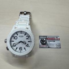 【黄ばみなし美品】NIXON 51-30 タイドグラフ ラバーモデル ホワイト
