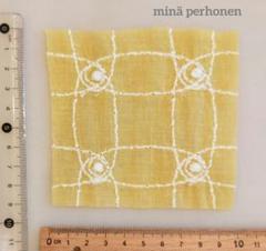 リネン100♡ミナペルホネンワンピースcantuccio 刺繍黄色38