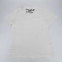 MONCLER ホワイト バック プリント クルーネック 白 未使用 タグ付