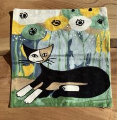 エスニック 猫柄 キャット クッションカバー ミシン刺繍　45×43(イ120)