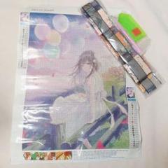 ♡最終値下げ♡ダイヤモンドアートバルーン美しい漫画の女の子 5Dダイヤモンド