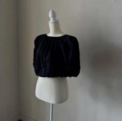 【新品】emm the shop 丸襟トップス(black) emm