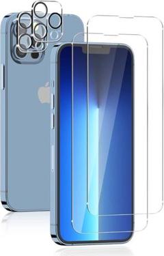 iPhone13Proフィルム(4枚セット)画面フィルム2枚+カメラフィルム2枚