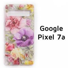 Google Pixel7a クリア 花 カバー ②