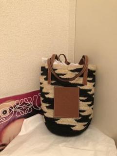 新品未使用ロエベ LOEWE パウラズ イビザ シグラバスケット カゴバッグ