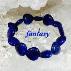 ラピスラズリ ハート型 天然石ブレスレット