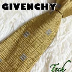 【極美品】GIVENCHY ネクタイ　4G柄　ロゴグラム　ゴールド