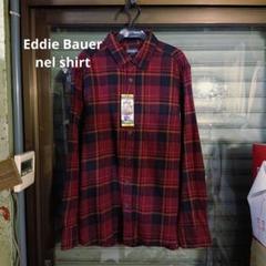 タグ付き 未使用 Eddie Bauerエディーバウアー/ネルシャツ