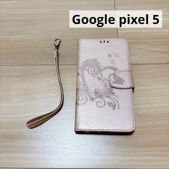 Google pixel 5 ケース 手帳型 可愛い ストラップ カード収納