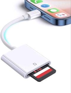 SDカードリーダー　ライトニング デジカメ スマホ転送 iPhone iPad