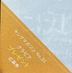 ヤングマガジン 35号 グラビアプレゼント応募券 1枚