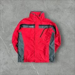 希少カラー Columbia コロンビア マウンテンジャケット 赤×黒 M