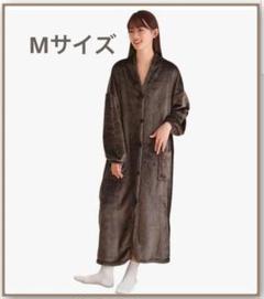 大特価⭐着る毛布 冬 男女兼用 吸湿発熱 暖かい ブラウン Ｍサイズ