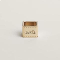 【匿名】エルメス ツイリーリング ミニボルデュック イエローゴールド 中古 匿名】エルメス ツイリーリング ミニボルデュック イエロー