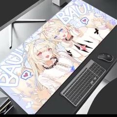 ホロライブ FUWAMOCO. ふわもこ プレイマット デスクマット