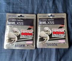 ゴーセン GOSEN ソフトテニス ガット 剛戦X5S ハイブリッド 2個セット