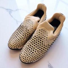 【23.5cm】PINKO ピンコ ラインストーン ビジュー スニーカー