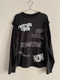 MIDVEIN ロゴカットロングTシャツ【田中れいな着用】 - メルカリ