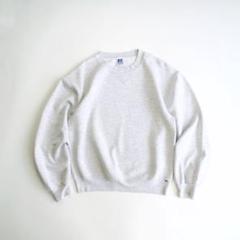 ラッセルアスレチック　USA製90s 無地スウェット　薄灰M 短丈ゆるだぼ　古着