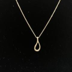 ティファニー ネックレス オープン ティアドロップ シルバー925