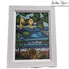 ⭐︎たぬき⭐︎【未使用】ヘザーブラウン/正規フレーム Amazon.co.jp: (ヘザーブラウン)HEATHER BROWN ART PRINT W35.6