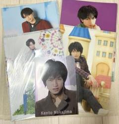 SexyZone セクゾ 中島健人 集合 ミニ クリアファイル Sexy Zone 特典 中島健人 ミニクリアファイル *君にHITOMEBORE
