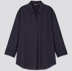 【UNIQLO】レーヨンスキッパーブラウス　7分袖