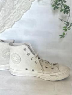 【yumu】Ungrid×CONVERSE コラボ商品　レザースニーカー Ungrid×CONVERSE コラボ商品 レザースニーカー