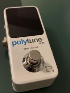 tc electronic polytune 3 mini White最終値下げ TC Electronic POLYTUNE 3 MINI ペダルチューナー TC