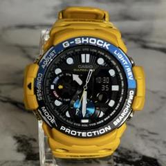 美品 G-SHOCK GN-1000 ガルフマスター イエロー 反転液晶 稼働