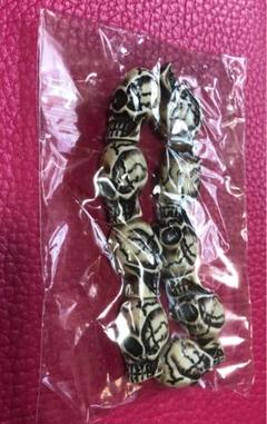【新品未使用】 ドクロ スカル ブレスレット