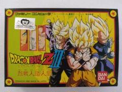 ドラゴンボールZ3　烈戦人造人間　箱　ソフト　説明書　ラベルシール