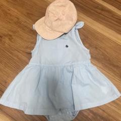 POLO Baby 水色ノースリーブワンピース80cm