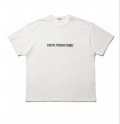 cootie クーティー 半袖 Tシャツ 白 ホワイト L ロゴ 降谷
