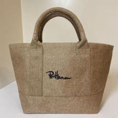 ☆新色☆ロンハーマン ロゴ刺繍 トートバッグ ライトベージュ