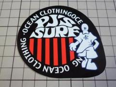 正規品 PJ'S SURF ステッカー 80×72mm ピージェーズ