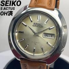 【OH済】 60s SEIKO 5 ACTUS 風防新品 自動巻 日本製 腕時計