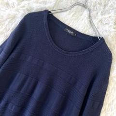 4【美品】ブラックレーベル クレストブリッジ 長袖 ニット シャツ カットソー