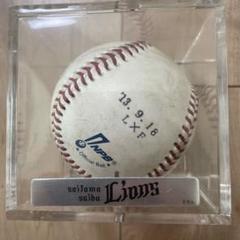 【新発売】 公式球 プロ野球 NPB ボール 西武対日本ハム 日付刻印入り 記念グッズ