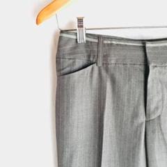 未使用紙タグ付き★ レディース ブーツカットパンツ★ ストライプ 黒
