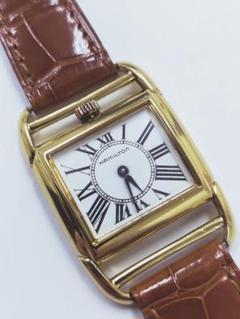6 HAMILTON ハミルトン　6176 コントアー　クォーツ　腕時計　希少 ハミルトン コントアー レジスタードエディション 6176 金メッキ