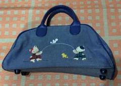 familia ファミリア　ミニ　ボストンバック　クマ　刺繍 グレー バッグ